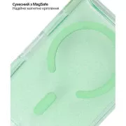 Чехол для мобильного телефона BeCover FIBRA Star Shine MagSafe Apple iPhone 17 Pro Green (715427) (UA)