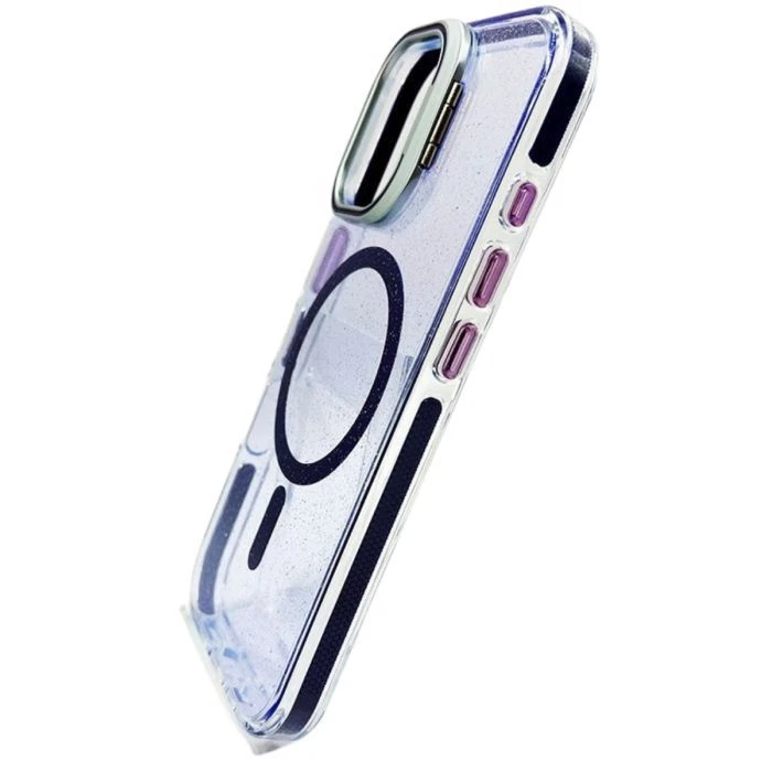 Чохол для мобільного телефона BeCover FIBRA Star Shine MagSafe Apple iPhone 17 Purple (715416) (UA)