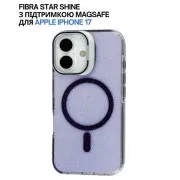 Чохол для мобільного телефона BeCover FIBRA Star Shine MagSafe Apple iPhone 17 Purple (715416) (UA)