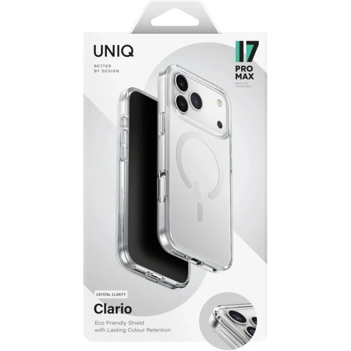 Чехол для мобильного телефона Uniq Clario Apple iPhone 17 Pro Max Transparent (8886463694824) (UA)