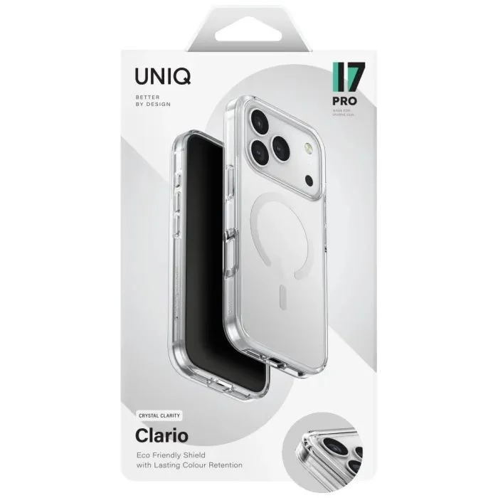 Чехол для мобильного телефона Uniq Clario Apple iPhone 17 Pro Transparent (8886463694787) (UA)