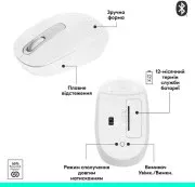 Logitech M196 Bluetooth White (910-007460)