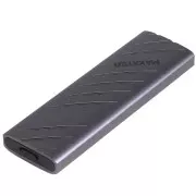 Maxxter M.2 NVMe PCIe, USB 3.2 Type-C, Metal, Black (EHDE-2280S-01) (UA)