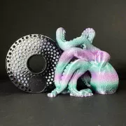 Пластик для 3D-принтера AzureFilm PLA SILK 1,75mm 1kg Rainbow Aurora (FL171-6145) (UA)