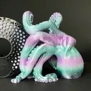 Пластик для 3D-принтера AzureFilm PLA SILK 1,75mm 1kg Rainbow Aurora (FL171-6145) (UA)