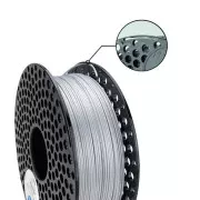 Пластик для 3D-принтера AzureFilm PLA SILK 1,75mm 1kg Silver (FL171-9007) (UA)
