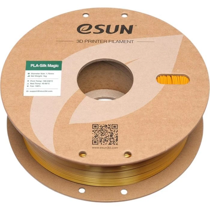 Пластик для 3D-принтера eSUN ePLA-Silk Magic 1кг, 1.75мм, Purple Gold (EPLA-SILKMAGIC-P175PJ1) (UA)