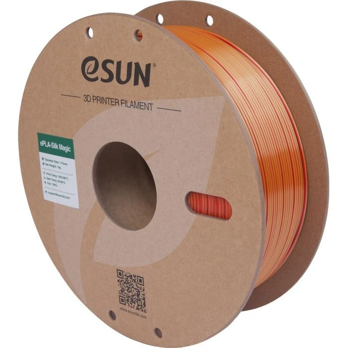 Пластик для 3D-принтера eSUN ePLA-Silk Magic 1кг, 1.75мм, Red Gold (EPLA-SILKMAGIC-P175RJ1) (UA)