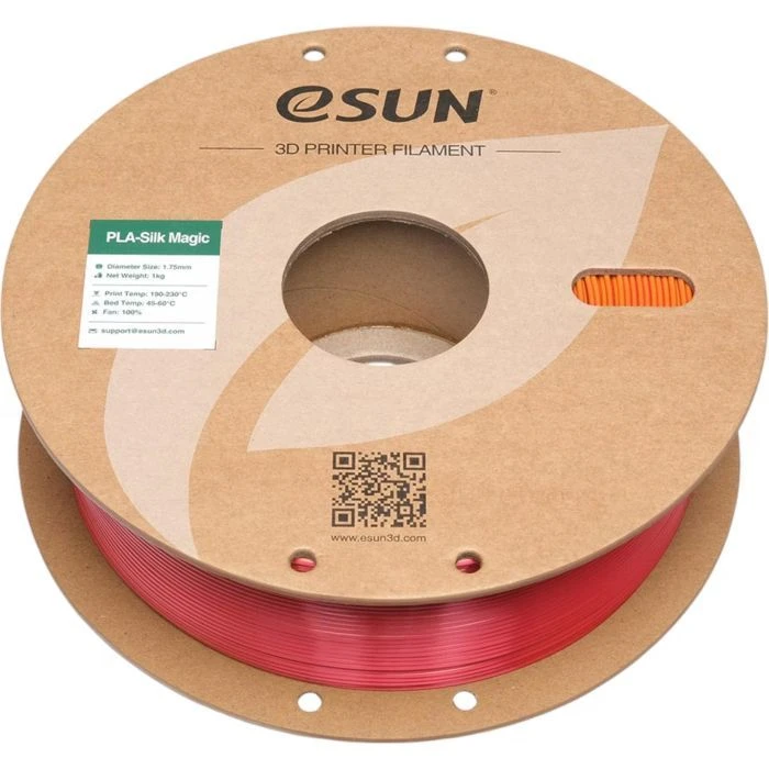 Пластик для 3D-принтера eSUN ePLA-Silk Magic 1кг, 1.75мм, Red Gold (EPLA-SILKMAGIC-P175RJ1) (UA)