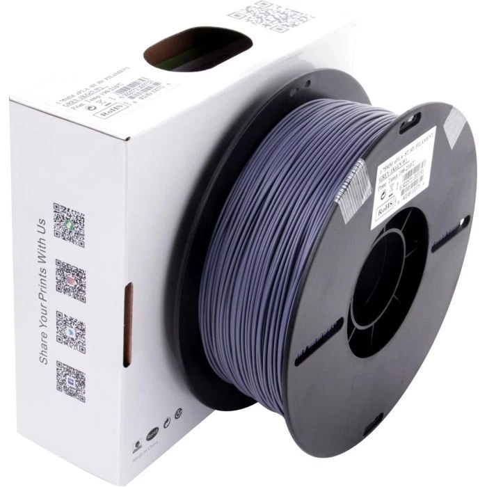 Пластик для 3D-принтера eSUN ePLA-ST 1кг, 1.75мм, GREY (EPLA-ST175H1) (UA)