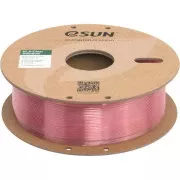 Пластик для 3D-принтера eSUN PLA Clear Rainbow 1,75mm 1kg PINK-Crystal (PLA-CLRB175O-CP1P1) (UA)