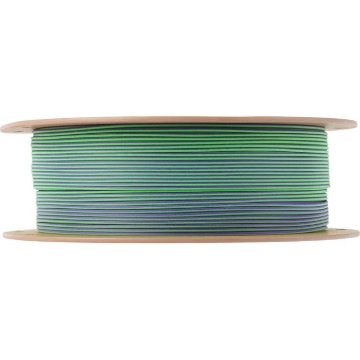 Пластик для 3D-принтера eSUN PLA matte dual 1,75mm 1kg GREEN PURPLE (PLA-MTD175B-GZ1P1) (UA)