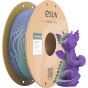 Пластик для 3D-принтера eSUN PLA matte dual 1,75mm 1kg GREEN PURPLE (PLA-MTD175B-GZ1P1) (UA)