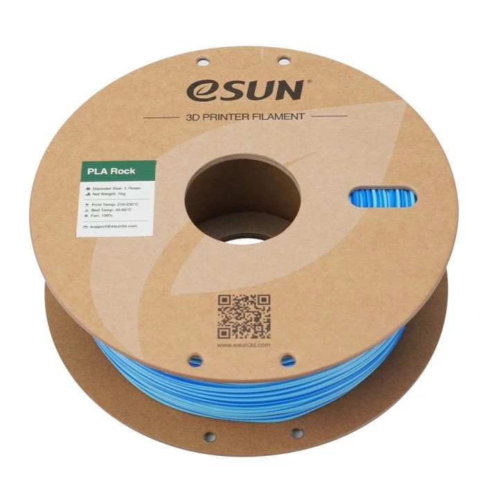 Пластик для 3D-принтера eSUN PLA Rock 1,75mm 1kg BLUESCHIST (PLA-ROCK175O-BC1P1) (UA)