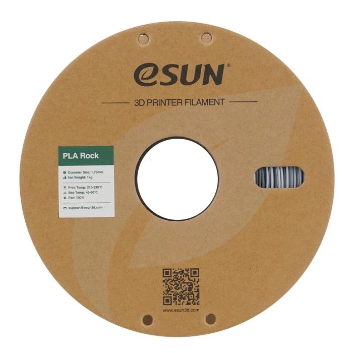 Пластик для 3D-принтера eSUN PLA Rock 1,75mm 1kg LIMESTONE (PLA-ROCK175O-LR1P1) (UA)