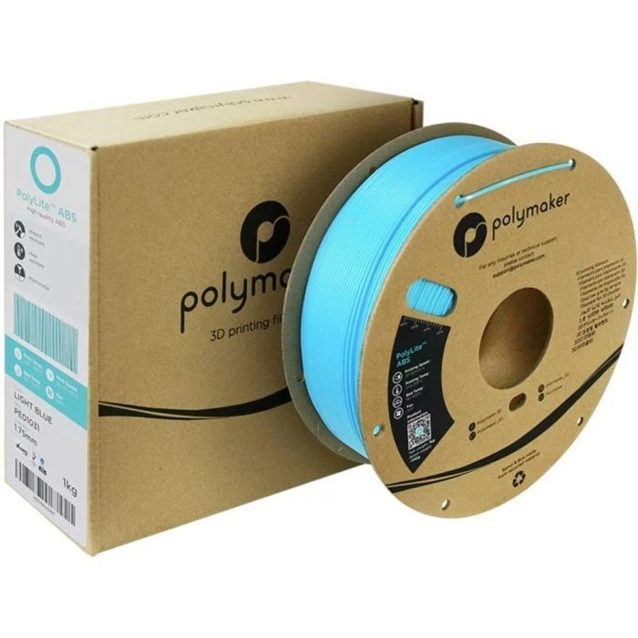 Пластик для 3D-принтера Polymaker ABS POLYLITE 1,75mm 1kg СВІТЛО-БЛУДНИЙ (PE01031) (UA)