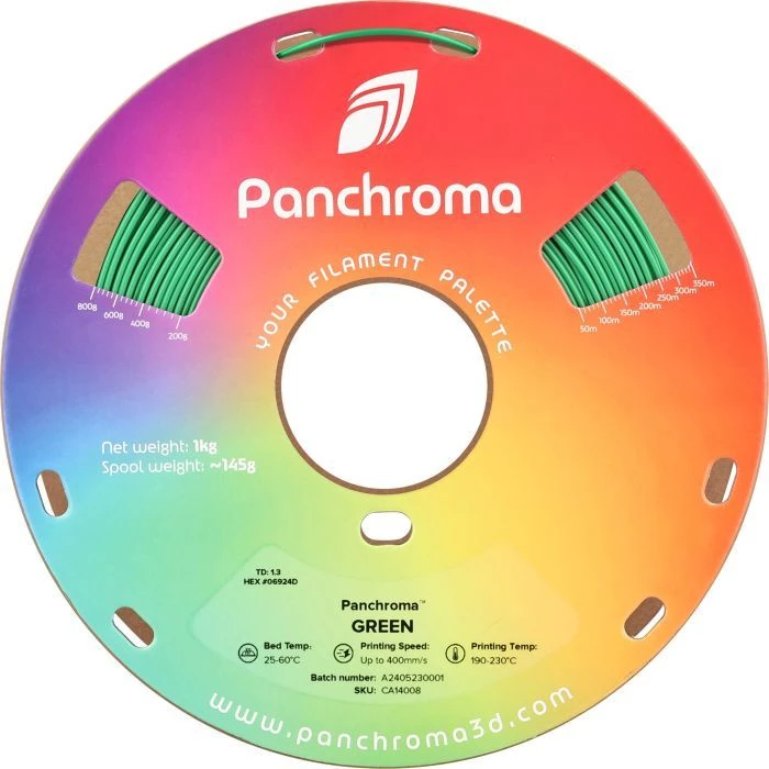 Пластик для 3D-принтера Polymaker PANCHROMA CoPE 1,75mm 1kg ЗЕЛЕНИЙ (CA14008) (UA)