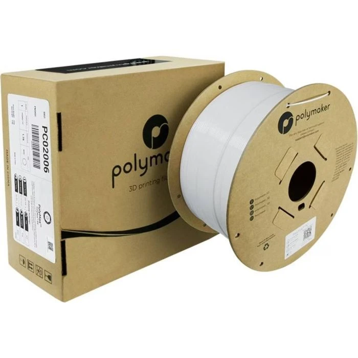 Пластик для 3D-принтера Polymaker PC PolyMax TOUGH 1,75mm 3kg WHITE (PC02006) (UA)