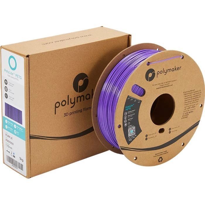 Пластик для 3D-принтера Polymaker PETG 1,75mm 1kg PURPLE (PB01008) (UA)