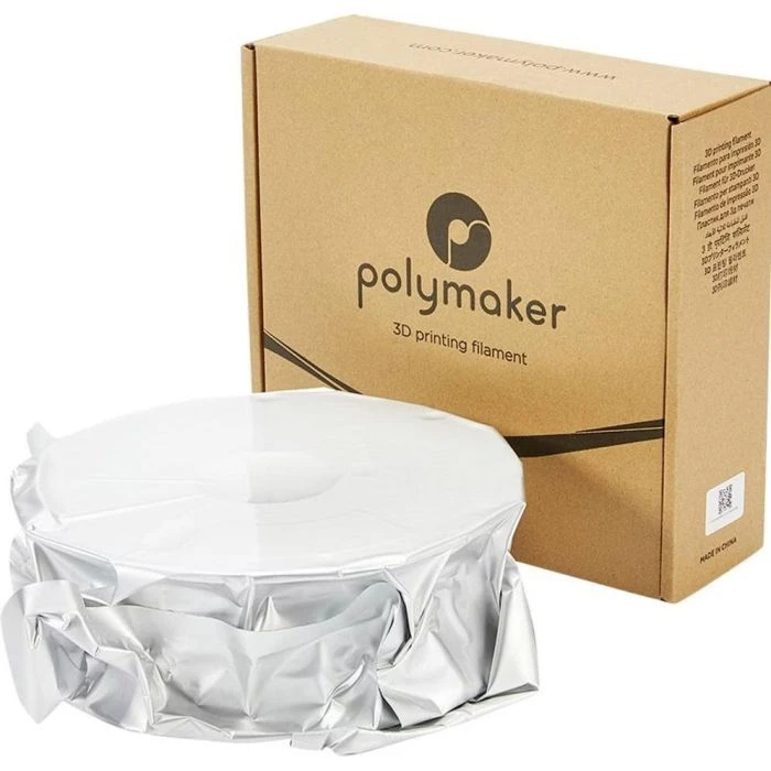 Пластик для 3D-принтера Polymaker PETG POLYLITE 1,75mm 1kg БІЛИЙ (PB01002) (UA)