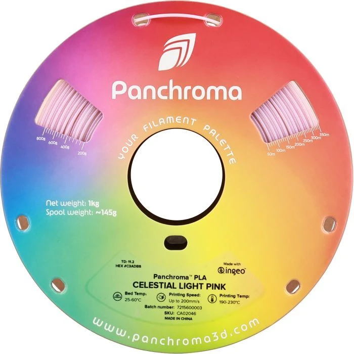 Пластик для 3D-принтера Polymaker PLA PANCHROMA CELESTIAL 1,75mm 1kg LIGHT PINK (CA02046) (UA)
