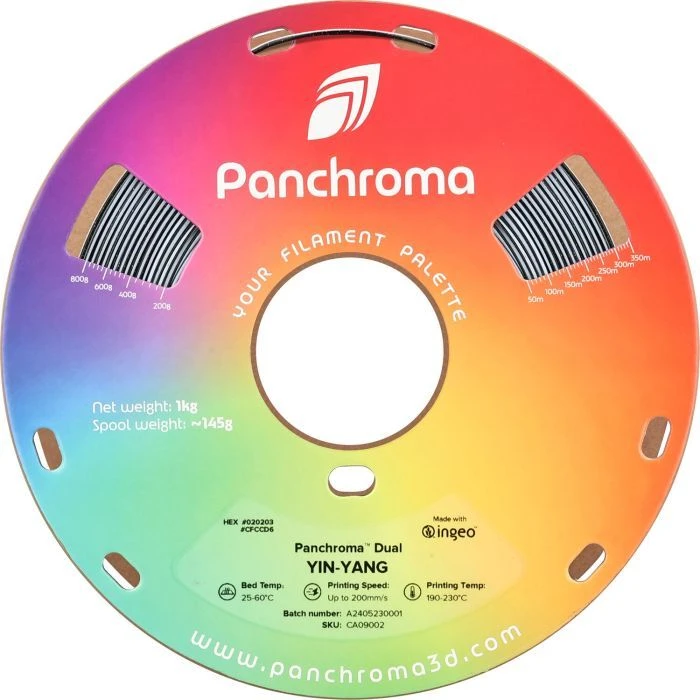 Пластик для 3D-принтера Polymaker PLA PANCHROMA DUAL 1,75mm 1kg YIN-YANG (CA09002) (UA)