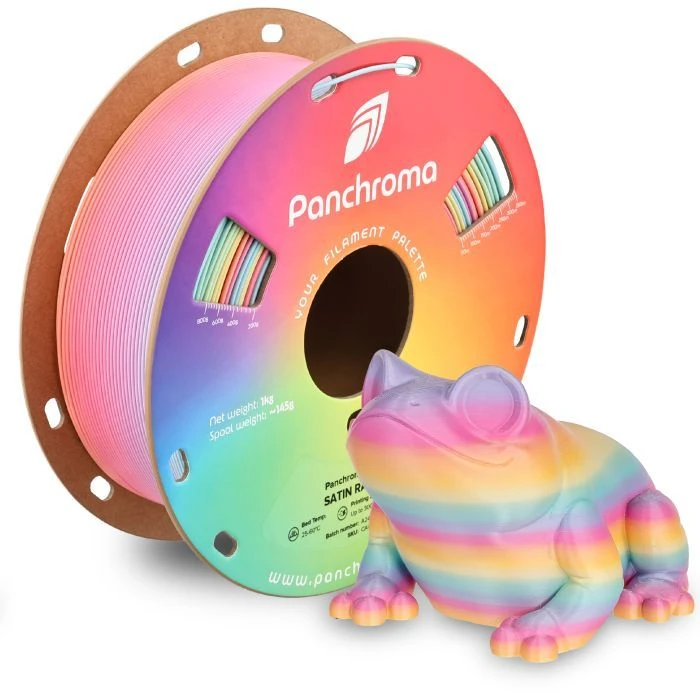 Пластик для 3D-принтера Polymaker PLA PANCHROMA GRADIENT SATIN 1,75mm 1kg RAINBOW (CA05001) (UA)