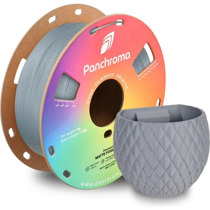 Пластик для 3D-принтера Polymaker PLA PANCHROMA MATTE 1,75mm 1kg FOSSIL GREY (CA04020) (UA)