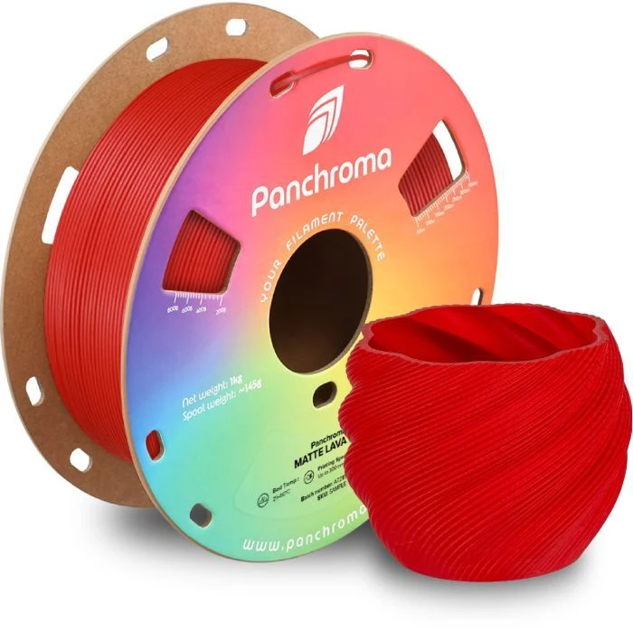 Пластик для 3D-принтера Polymaker PLA PANCHROMA MATTE 1,75mm 1kg LAVA RED (CA04021) (UA)