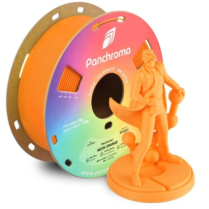 Пластик для 3D-принтера Polymaker PLA PANCHROMA NEON 1,75mm 1kg ORANGE (CA02008) (UA)