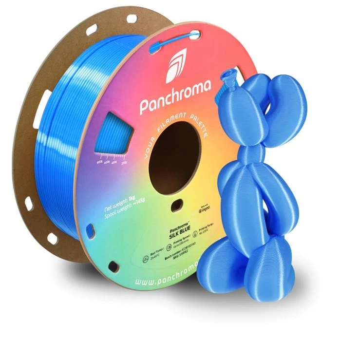 Пластик для 3D-принтера Polymaker PLA PANCHROMA SILK 1,75mm 1kg BLUE (CA03002) (UA)