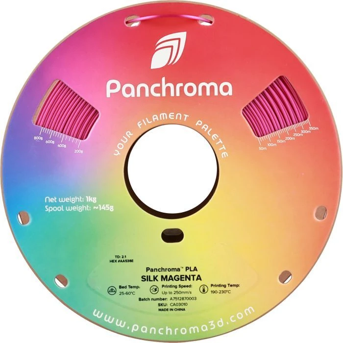 Пластик для 3D-принтера Polymaker PLA PANCHROMA SILK 1,75mm 1kg MAGENTA (CA03010) (UA)