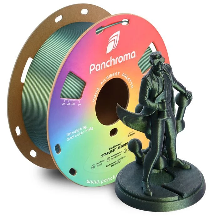 Пластик для 3D-принтера Polymaker PLA PANCHROMA STARLIGHT 1,75mm 1kg AURORA (CA02038) (UA)