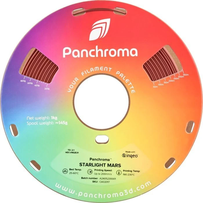 Пластик для 3D-принтера Polymaker PLA PANCHROMA STARLIGHT 1,75mm 1kg MARS (CA02017) (UA)