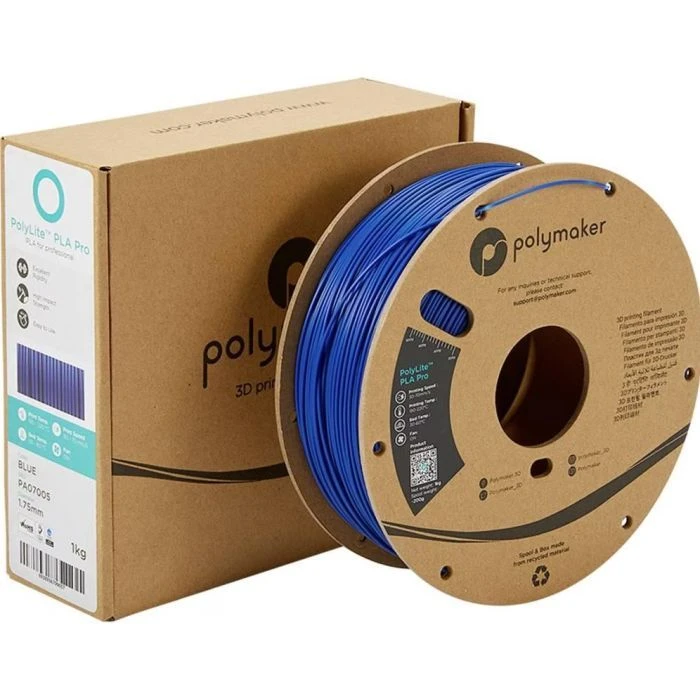 Пластик для 3D-принтера Polymaker PLA POLYLITE PRO 1,75mm 1kg BLUE (PA07005) (UA)