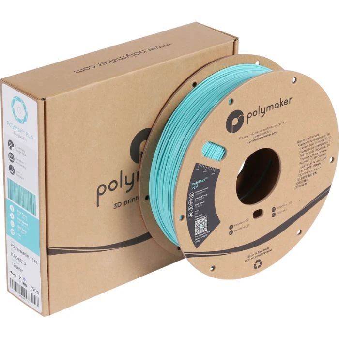 Пластик для 3D-принтера Polymaker TOUGH PLA 1,75mm 0,75kg TEAL (PA06010) (UA)