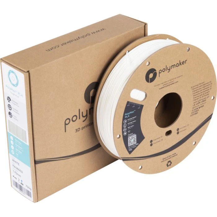 Пластик для 3D-принтера Polymaker TOUGH PLA 1,75mm 0,75kg WHITE (PA06002) (UA)