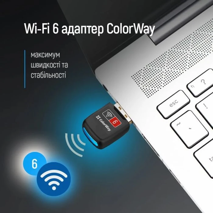 Мережева карта Wi-Fi ColorWay CW-AD-W1 (UA)