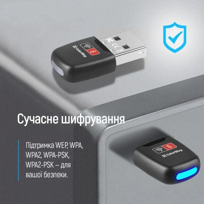 Мережева карта Wi-Fi ColorWay CW-AD-W1 (UA)