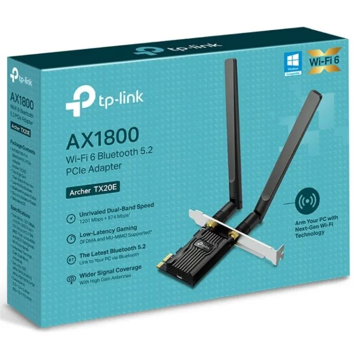 Мережева карта Wi-Fi TP-Link ARCHER-TX20E (UA)