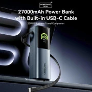 Vention 27000 mAh 200W with Built-in USB-C Gray (FKGH0) (UA)