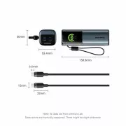 Vention 27000 mAh 200W with Built-in USB-C Gray (FKGH0) (UA)