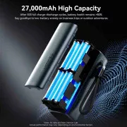 Vention 27000 mAh 200W with Built-in USB-C Gray (FKGH0) (UA)