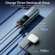 Vention 27000 mAh 200W with Built-in USB-C Gray (FKGH0) (UA)