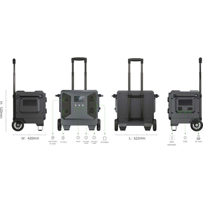 Зарядная станция PowerPlant M50 5120Wh (PB931439) (UA)