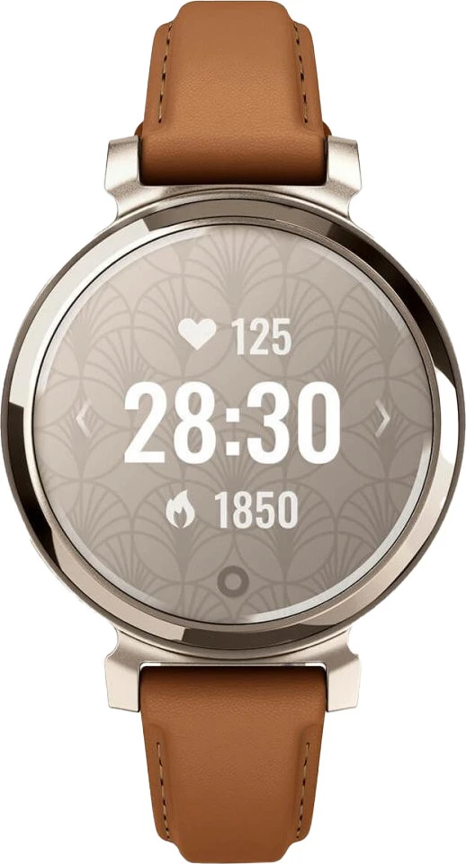 Garmin Lily 2 Classic Cream Gold with Tan Leather Band (010-02839-02/60)