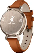 Garmin Lily 2 Classic Cream Gold with Tan Leather Band (010-02839-02/60)