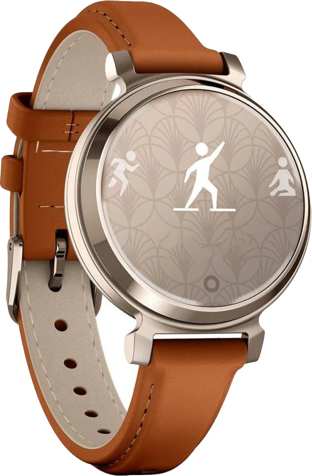 Garmin Lily 2 Classic Cream Gold with Tan Leather Band (010-02839-02/60)