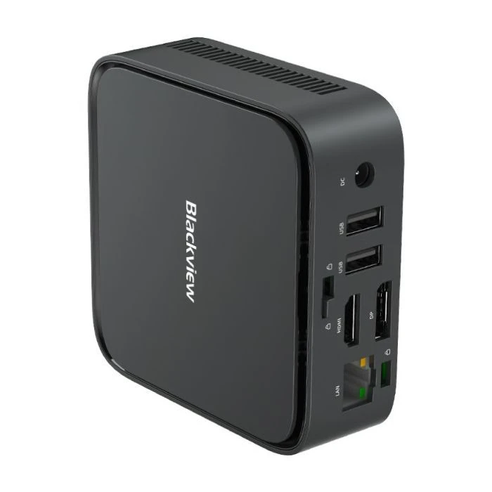Blackview Mini PC MP50 BLACK / Ryzen5 3500U, 16, 512, K&M (MP50 R5 16GB+512GB BLACK) (UA)