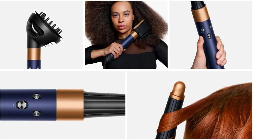 Мультистайлер Dyson Airwrap i.d. HS08 Multi-Styler and Dryer Curly+Coily Prussian Blue/Rich Copper (107451-01)